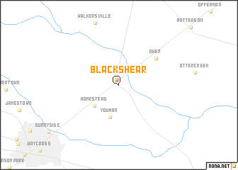 map of Blackshear