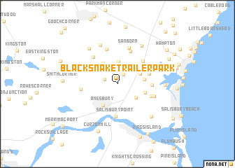 map of Blacksnake Trailer Park