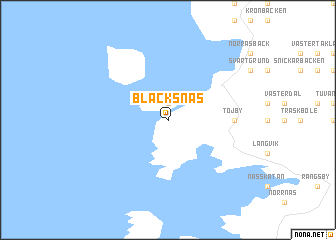 map of Blacksnäs