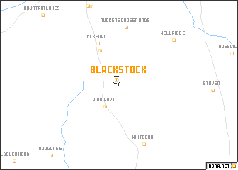 map of Blackstock