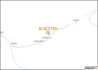 map of Blacktail