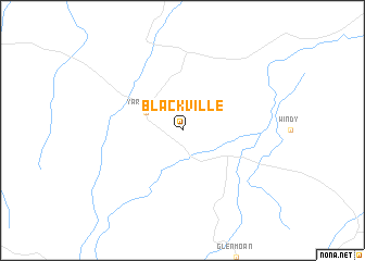 map of Blackville