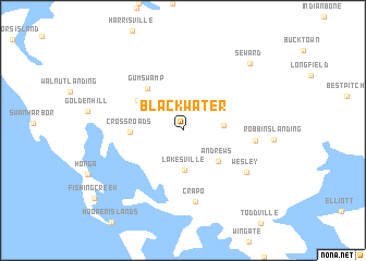 map of Blackwater