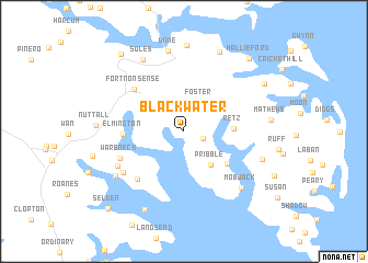 map of Blackwater