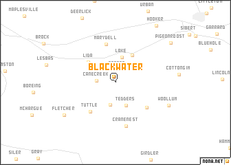 map of Blackwater