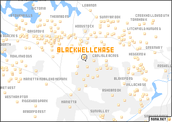 map of Blackwell Chase