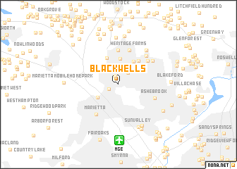 map of Blackwells