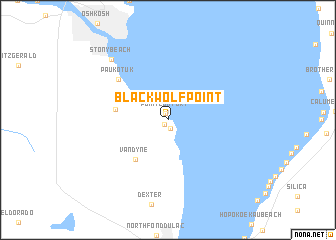 map of Black Wolf Point