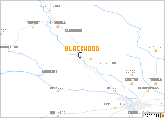 map of Blackwood