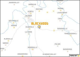 map of Blackwood