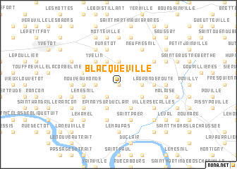 map of Blacqueville