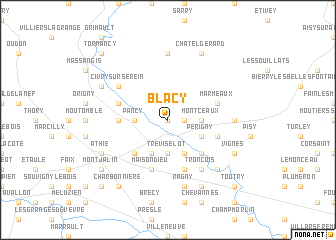 map of Blacy