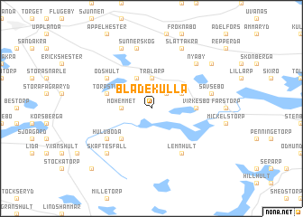 map of Bladekulla