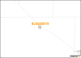 map of Bladworth