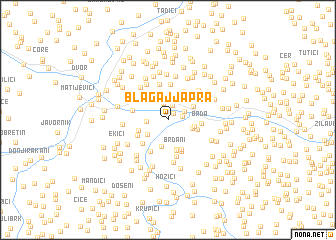 map of Blagaj Japra