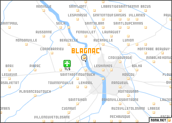 map of Blagnac