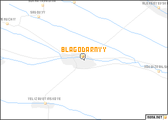 map of Blagodarnyy