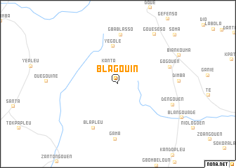 map of Blagouin