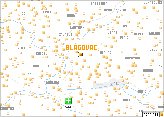 map of Blagovac