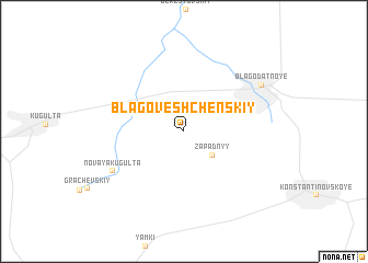 map of (( Blagoveshchenskiy ))