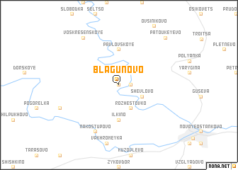 map of Blagunovo