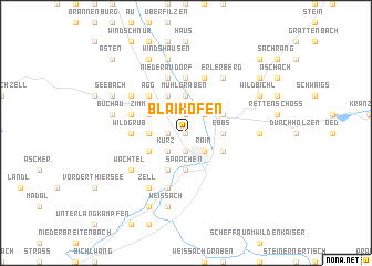 map of Blaikofen