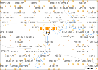 map of Blaimont