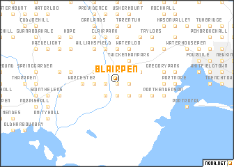 map of Blair Pen