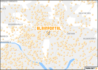 map of Blair Portal