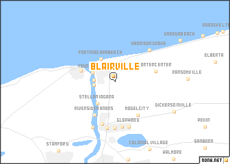 map of Blairville