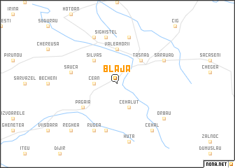 map of Blaja