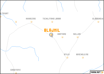map of Blajmil