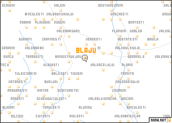 map of Blaju