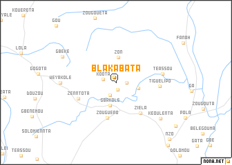 map of Blakabata