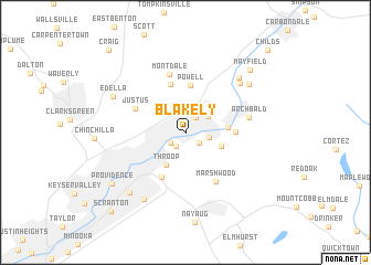 map of Blakely