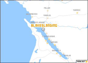 map of Blakes Landing