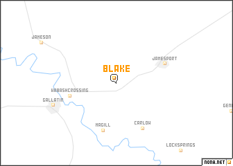 map of Blake