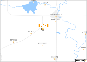 map of Blake