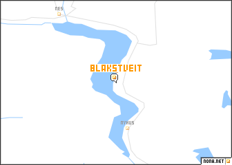 map of Blakstveit