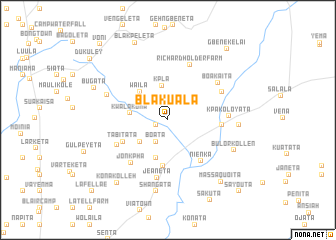 map of Blakuala