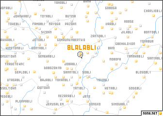 map of Blalabli