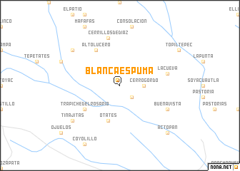 map of Blanca Espuma