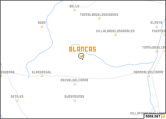 map of Blancas