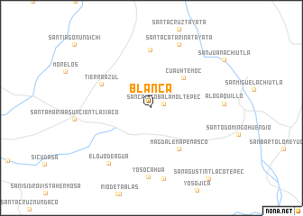 map of Blanca