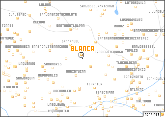 map of Blanca