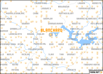 map of Blanchard