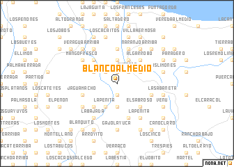 map of Blanco al Medio