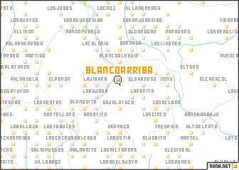 map of Blanco Arriba