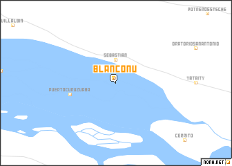 map of Blanco Nu