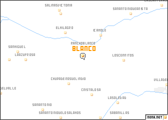 map of Blanco